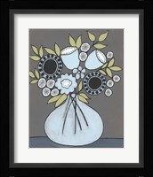 Happy Garden Flowers III Framed Print