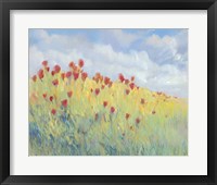 Summer Breeze Meadow I Framed Print