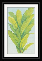 Chartreuse Tropical Foliage II Framed Print