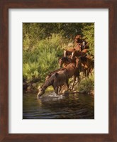 River Horses I Fine Art Print