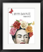 Frida's Flowers I Framed Print
