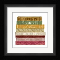 Book Lover I Framed Print