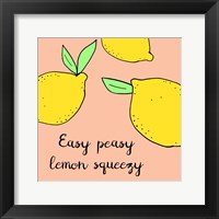 Lemon Squeeze II Framed Print