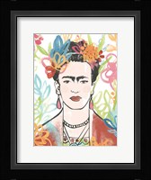 Portrait of Frida  II Framed Print