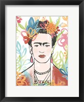 Portrait of Frida  II Framed Print