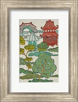 Pagoda Landscape II Fine Art Print