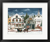 Christmas Village I Dark Crop Fine Art Print