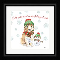 Holiday Paws IV Framed Print