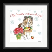 Holiday Paws III Fine Art Print