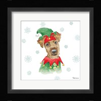Holiday Paws VII Framed Print