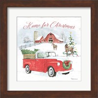Farmhouse Holidays VII Fine Art Print