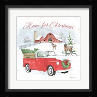 Farmhouse Holidays VII Framed Print