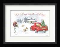 Farmhouse Holidays VI Framed Print