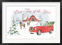 Farmhouse Holidays V Fine Art Print