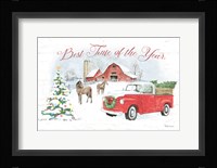 Farmhouse Holidays V Framed Print