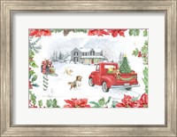 Farmhouse Holidays II Fine Art Print