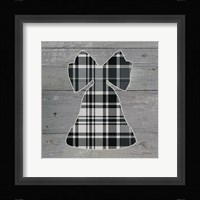 Nordic Holiday XV Plaid Framed Print