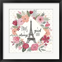 Paris is Blooming IV Framed Print