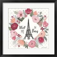 Paris is Blooming V Framed Print