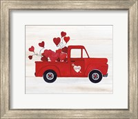 Rustic Valentine Truck Fine Art Print