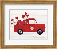 Rustic Valentine Truck Fine Art Print