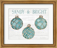 Coastal Holiday Ornament VIII Sandy and Bright Fine Art Print