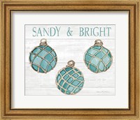 Coastal Holiday Ornament VIII Sandy and Bright Fine Art Print