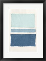 Painted Weaving V Crop Framed Print