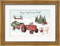 Holiday on the Farm I Farmy and Bright Fine Art Print