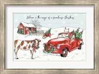 Holiday on the Farm II Believe Fine Art Print