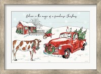 Holiday on the Farm II Believe Fine Art Print