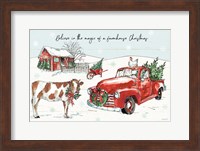 Holiday on the Farm II Believe Fine Art Print