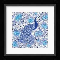 Peacock Garden III Fine Art Print