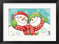 Let it Snow II Eyes Open Framed Print