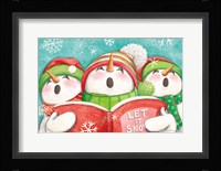 Let it Snow IV Eyes Open Framed Print