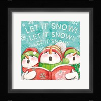 Let it Snow VIII Eyes Open Framed Print
