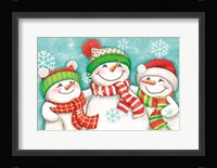 Let it Snow III Eyes Open Framed Print