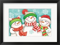 Let it Snow III Eyes Open Framed Print