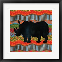 African Animal IV Framed Print