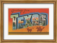 Greetings from Texas v2 Fine Art Print