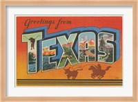Greetings from Texas v2 Fine Art Print