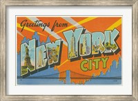 Greetings from New York Fine Art Print