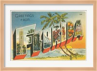 Greetings from Florida v2 Fine Art Print