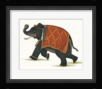 India Elephant II Light Crop Fine Art Print