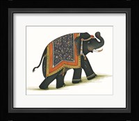 India Elephant I Light Crop Fine Art Print