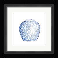 Ginger Jar V on White Framed Print