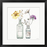 A Country Weekend X v2 Yellow Purple Framed Print