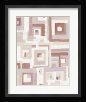 Harbor Windows VIII Blush Framed Print