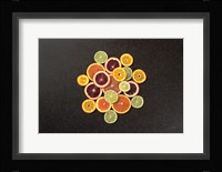 Citrus Drama II Framed Print