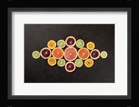 Citrus Drama III Framed Print